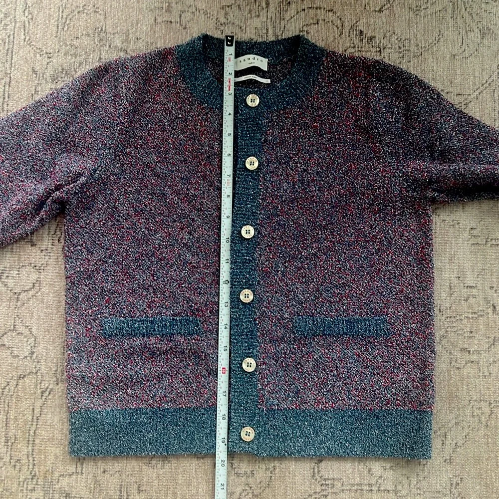 Like New Sandro Violet Cardigan - Picture 8 of 11